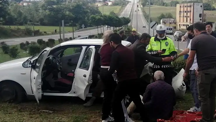 Samsun'da trafik kazası: 6 yaralı