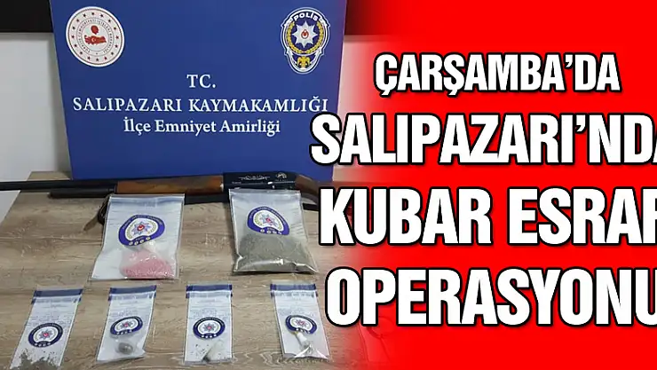 Salıpazarı'nda kubar esrar