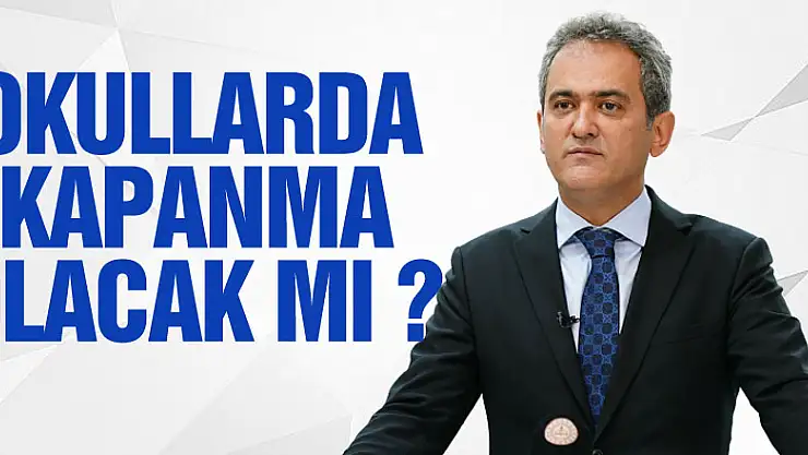 Milli Eğitim Bakanı Özer, pandeminin son durumunu değerlendirdi