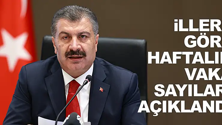 Bakan Koca, illere göre her 100 bin kişide görülen Covid-19 vaka sayılarını açıkladı