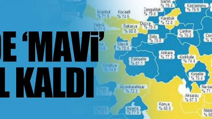 Karadeniz'de aşılamada 'mavi' olmayan 5 il kaldı