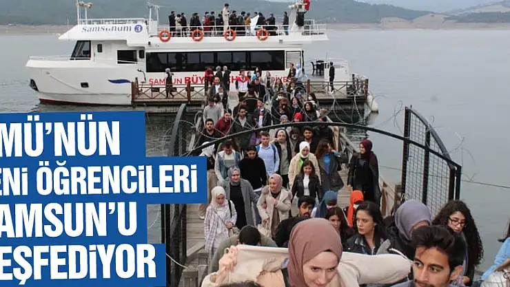 OMÜ'nün yeni öğrencileri Samsun'u keşfediyor
