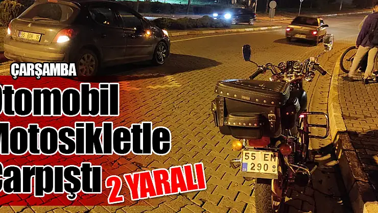 Çarşamba'da Kaza: 2 yaralı 