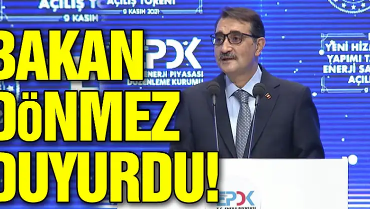 Bakan Dönmez duyurdu! 'Yeni müjdeler için gün sayıyoruz'