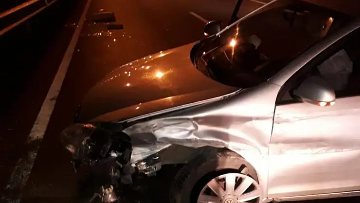 Kediye çarpmamak için kaza yaptı: 2 yaralı