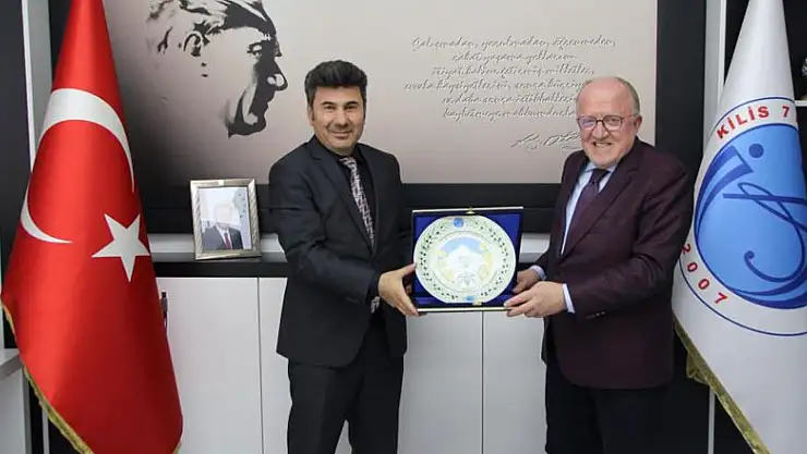 Rektör Aydın ile rektör Karacoşkun bir araya geldi