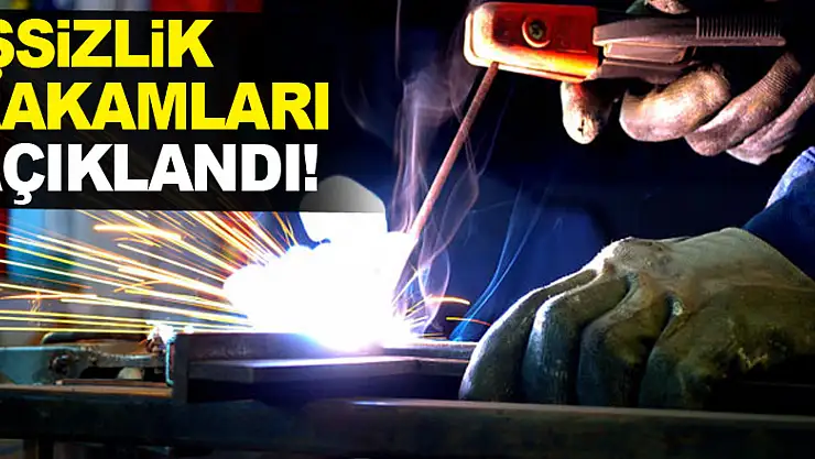 İşsizlik rakamları açıklandı!