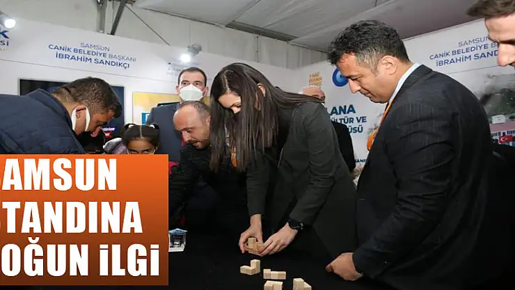 Ankara'da Samsun standına yoğun ilgi