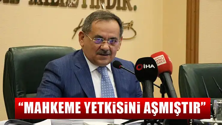 Başkan Demir'den mahkeme kararına eleştiri: 'Mahkeme yetkisini aşmıştır'