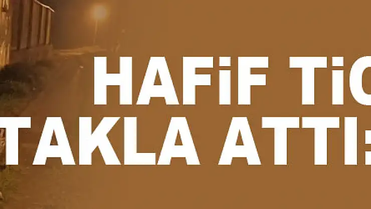 Hafif ticari araç takla attı: 1 yaralı