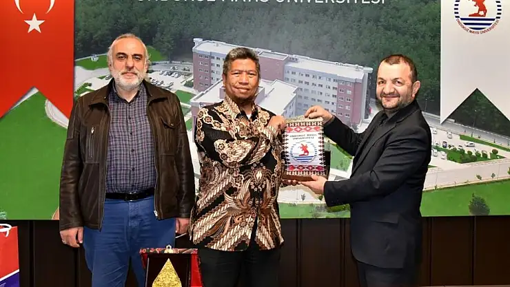 Endonezya'dan OMÜ'ye iş birliği görüşmesi