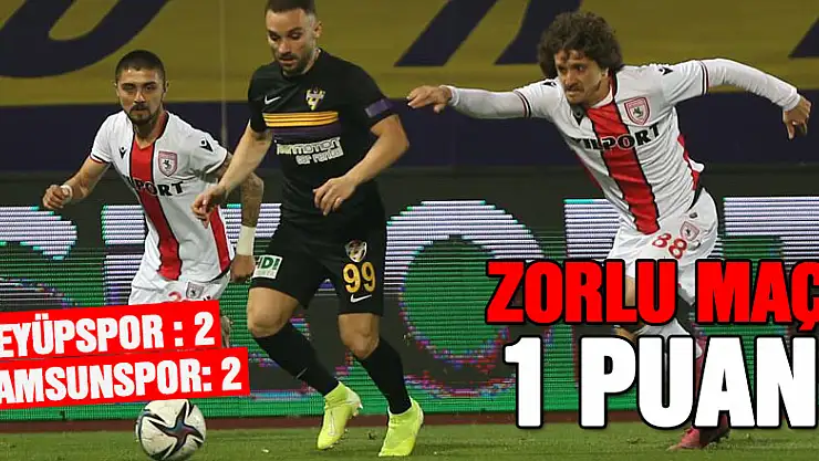 Spor Toto 1. Lig: Eyüpspor: 2 - Samsunspor: 2