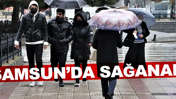 Samsun'da sağanak