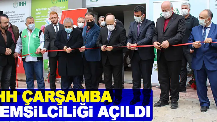 İHH ÇARŞAMBA TEMSİLCİLİĞİ AÇILDI