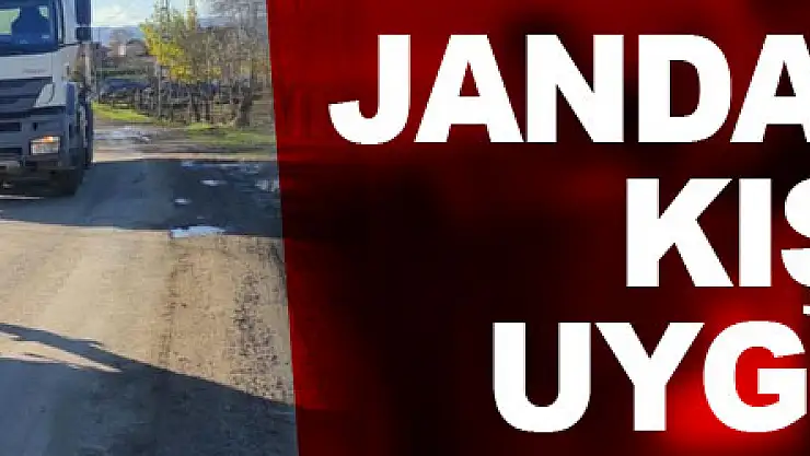 Jandarmadan kış lastiği uygulaması