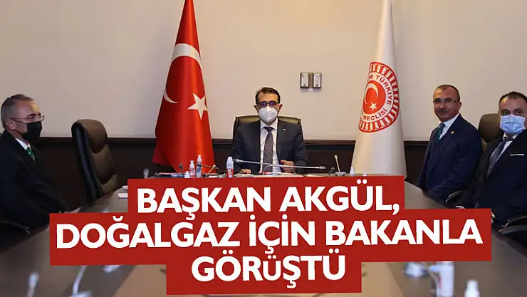 Başkan Akgül, Doğalgaz İçin Bakanla Görüştü