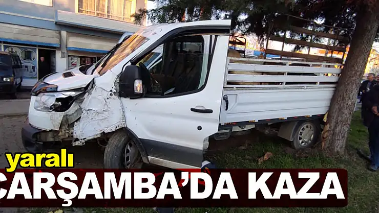 Çarşamba'da Kaza:1 yaralı