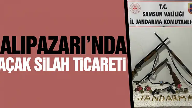 Salıpazarı'nda Kaçak Silah Ticareti
