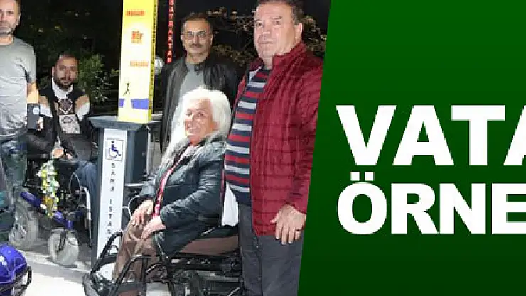 Vatandaştan örnek davranış