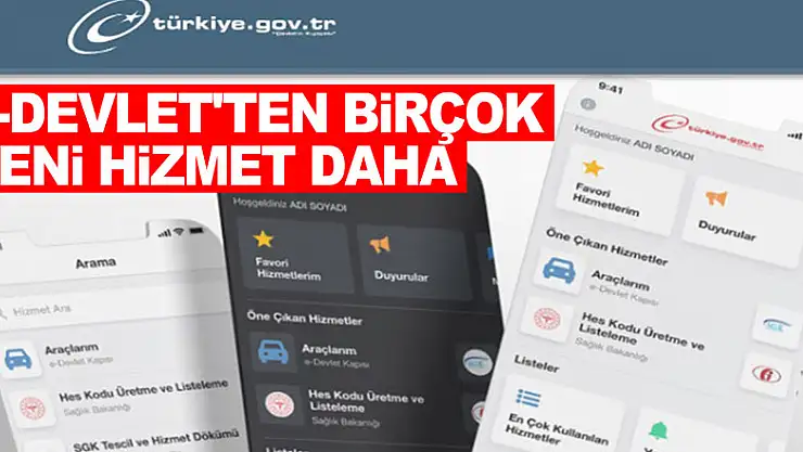 Milyonları kapsıyor! E-Devlet'ten birçok yeni hizmet daha