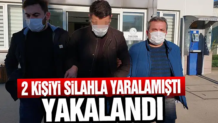 Samsun'da 2 kişiyi silahla yaralayan şahıs yakalandı