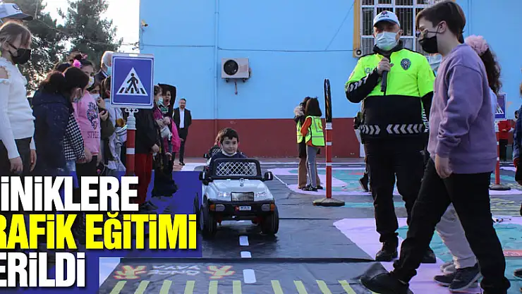 Miniklere Trafik Eğitimi Verildi