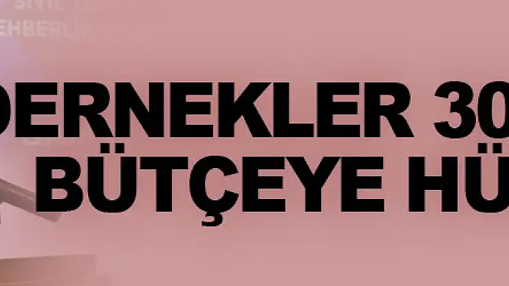 Dernekler 30 milyar TL bütçeye hükmediyor!