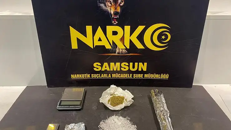 Samsun'da uyuşturucu ticaretine 1 gözaltı