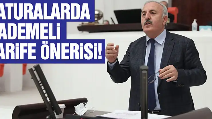 Faturalarda kademeli tarife önerisi!