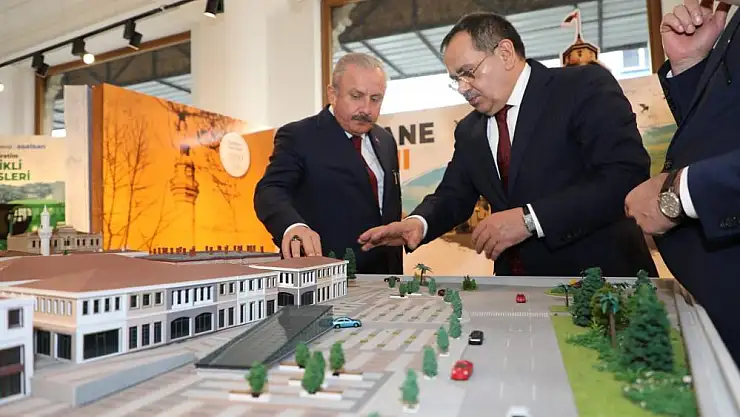 TBMM Başkanı Şentop, Saathane Meydanı projesini inceledi