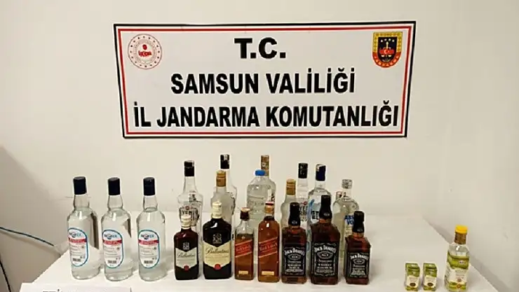 Samsun'da sahte içki operasyonları: 5 gözaltı