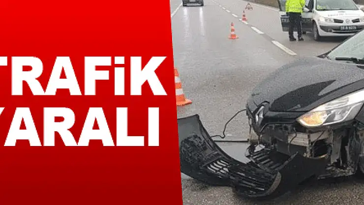 Terme'de trafik kazası: 1 yaralı