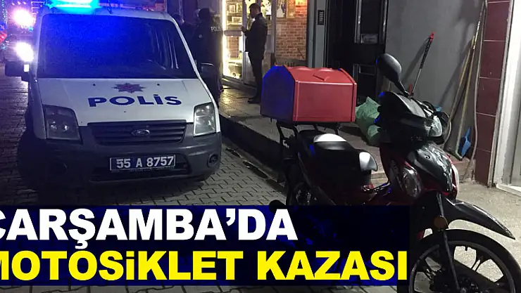 Otomobille çarpışan motosikletin sürücüsü yaralandı