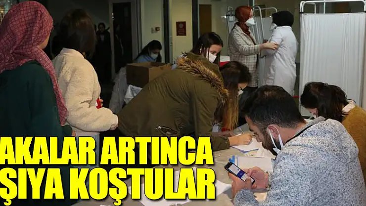 Samsun KYK yurtlarında vakalar arttı, öğrenciler aşıya koştu