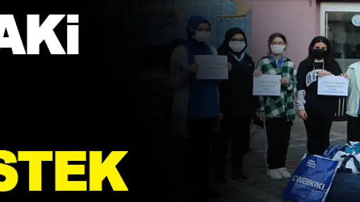 Samsun'daki okuldan evi yanan aileye destek