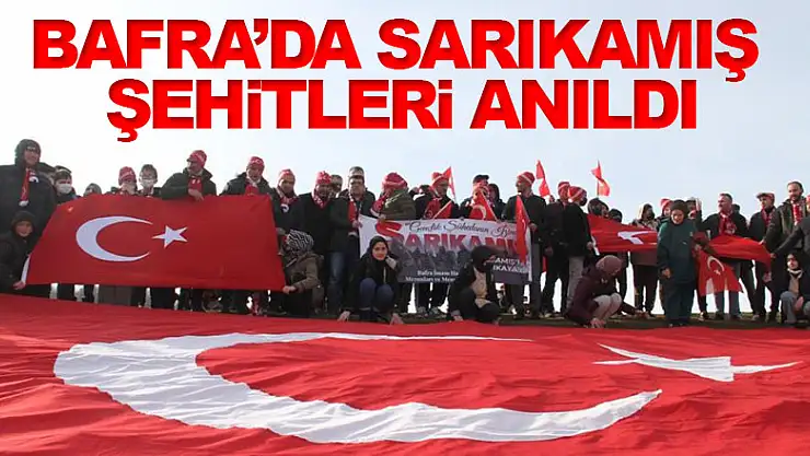 Bafra'da Sarıkamış şehitleri anıldı