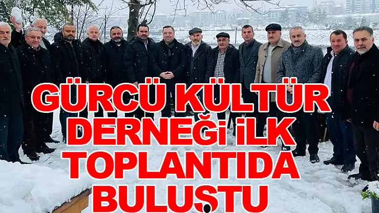 Gürcü Kültür Derneği  ilk toplantıda buluştu