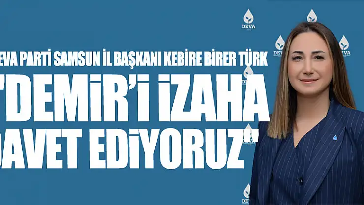 Türk: 'Demir'i İzaha Davet Ediyoruz'