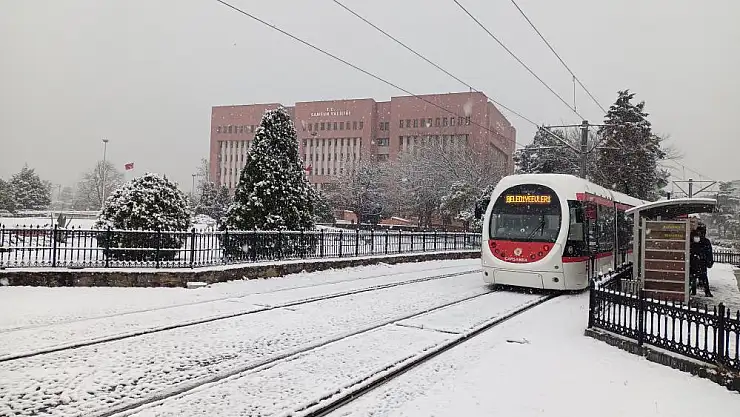 Samsun'da yoğun kar yağışı