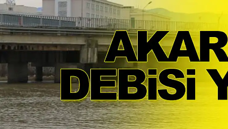 Karlar erimeye başladı, akarsuların debisi yükseldi