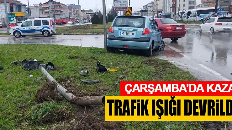 Çarşamba'da kaza