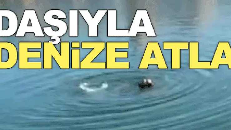 Kız arkadaşıyla tartışıp denize atlayan genç boğulmaktan son anda kurtarıldı