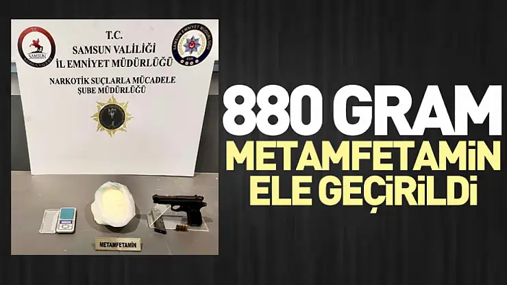 880 Gram Metamfetamin Ele Geçirildi