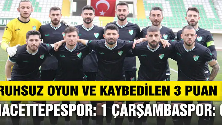 RUHSUZ OYUN VE KAYBEDİLEN 3 PUAN