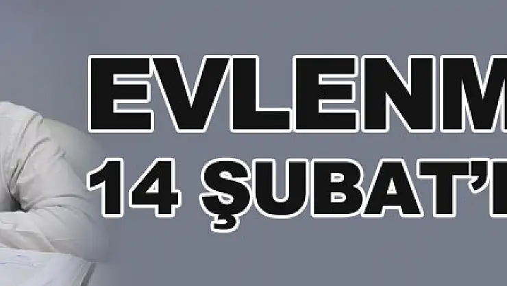 Evlenmek için 14 Şubat'ı seçtiler