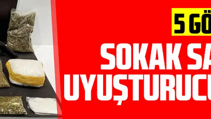 Samsun'da sokak satıcılarına uyuşturucu operasyonu: 5 gözaltı