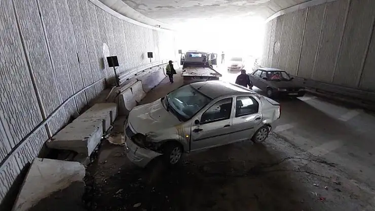 Samsun'da 'ucube' alt geçitte yine kaza: 2 yaralı