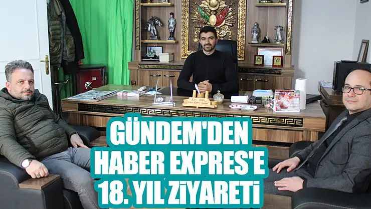 Gündem'den Haber Expres'e 18. Yıl ziyareti