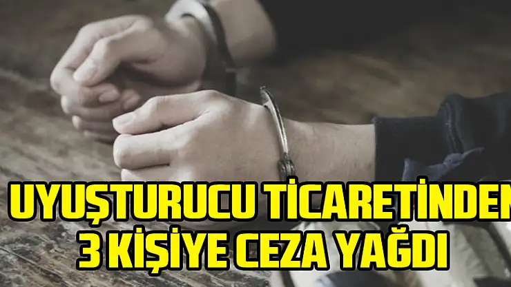 Samsun'da uyuşturucu ticaretinden 3 kişiye ceza yağdı
