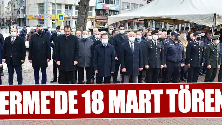 Terme'de 18 Mart töreni
